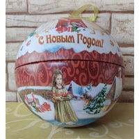 Баночка жестяная для рукоделия-4, для подарков.