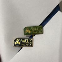 ЧССР. VAKUS Praha-внутреннее подразделение почты ЧССР(фрачники тяж+эмаль)