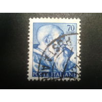 Италия, 1961. Стандарт. Пророк Захария, фреска Микеланджело