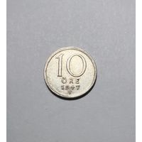 10 эре Швеции  1947 года.