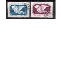 СССР-1957, (Заг.1966-1967), гаш. (с клеем),  Неделя письма(2)