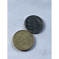 Индия 2 монеты