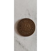 Тунис 20 милим 2013