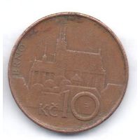 10 крон 1993 Чехия
