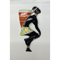 Редкая статуэтка-кашпо серии Африка Конго Коростень