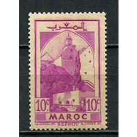Французский протекторат  - Марокко - 1939 - Архитектура 10С - [Mi.143] - 1 марка. MH.  (Лот 62HA)-T4P46
