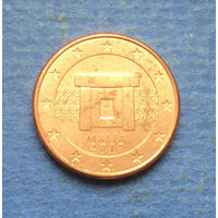 Мальта 1 евроцент 2017