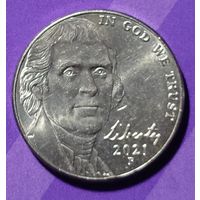 5 центов 2021 г  США