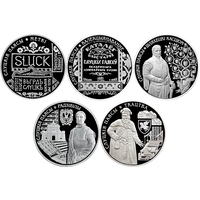 Слуцкие пояса, комплект, 5 * 1 рубль 2013