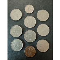 Монеты Бельгия 50-х, 60-х