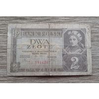 Werty71 Польша 2 злотых 1936 банкнота