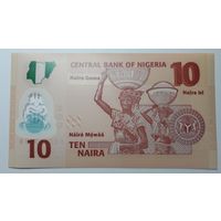Нигерия, 10 найра 2019 г. Серия FC. UNC (полимер).