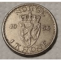 Норвегия 1 крона, 1956 (14-2-1)