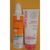 Topicrem Топикрем молочко, спрей для лица и тела La Roche Posay SPF50
