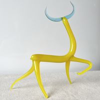 Статуэтка стекло олень 14см