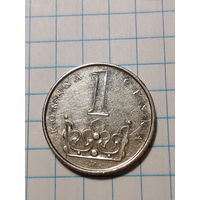 1 крон Чехия 2009 год