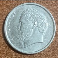 Монета. Греция. 10 драхм 1990 год. С рубля без МЦ.