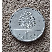 Латвия 1 лат, 2006 Шишка