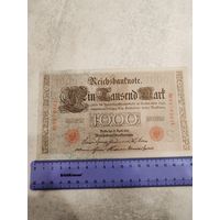 1000 марок 1910 г. Германия. СМОТРИТЕ ДР. МОИ ЛОТЫ. Большая распродажа!
