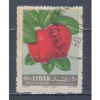[2428] Ливан 1962. Флора.Фрукты.Плоды.Яблоки. Гашеная марка. 2