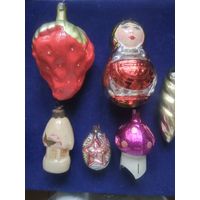 Лот ёлочных игрушек в умелые руки.