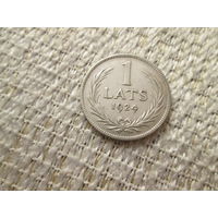 1 лат , Латвия  , 1924 год