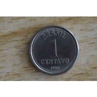 Бразилия 1 сентаво 1986