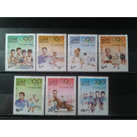 Гвинея-Бисау, 1983. Олимпийские игры 1932 г. в Лос- Анжелесе, полная серия. Mi-3,6 евро гаш.