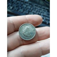 ЮАР 10 центов 1963 серебро