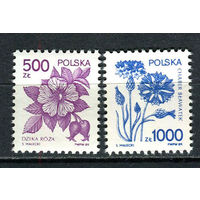Польша - 1989 - Стандарты. Цветы - [Mi. 3245-3246] - полная серия - 2 марки. MNH.  (Лот 84HE)-T41P8