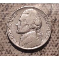 5 центов  1939 Р США Джеферсон