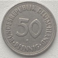 Германия 50 пфеннигов 1966 г. F