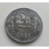 Бельгия 2 франка, 1944  6-3-48