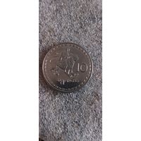 Грузия 10 тетри 1993