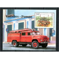 Чад - 1998 - Пожарные машины - [Mi. bl. 292] - 1 блок. MNH.  (Лот 100HH)-T41P39