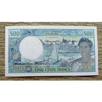 Werty71 Новые Гебриды (Вануату) 500 франков 1979 UNC банкнота