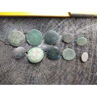 Пуовицы 10 штук (12). Находка