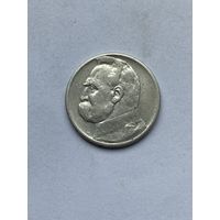 2 злотых. 1934г. Пилсудский.