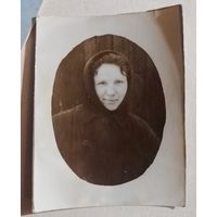 Старое фото женщина в фуфайке