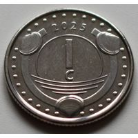 Кюрасао 1 цент 2025 год UNC