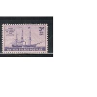 США-1944, (Мих.526),  *    , Флот, Корабль (одиночка),