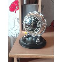 Часы Маяк в хрустале. СССР.