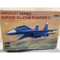 Сборная модель самолет СУ-27УБ (MiniHobbyModels)