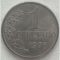 Бразилия 1 крузейро 1975 г.