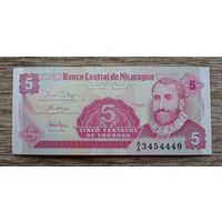 Werty71 Никарагуа 5 сентаво 1991 UNC банкнота