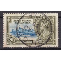 47.BrKS. Великобритания. Колонии. Кения, Уганда и Танганьика. Серебряный юбилей. Георг V. 1935 г. 20c. Mi.#45.