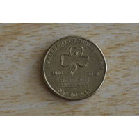 Австралия 1 доллар 2010  100 лет женской организации скаутов