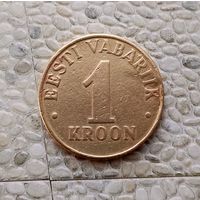 1 крона 2000 года Эстония. Вторая Республика