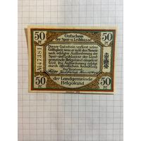 50 пфеннингов (нотгельды) г. Германия.