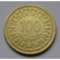 Тунис, 100 миллимов 1993 г.